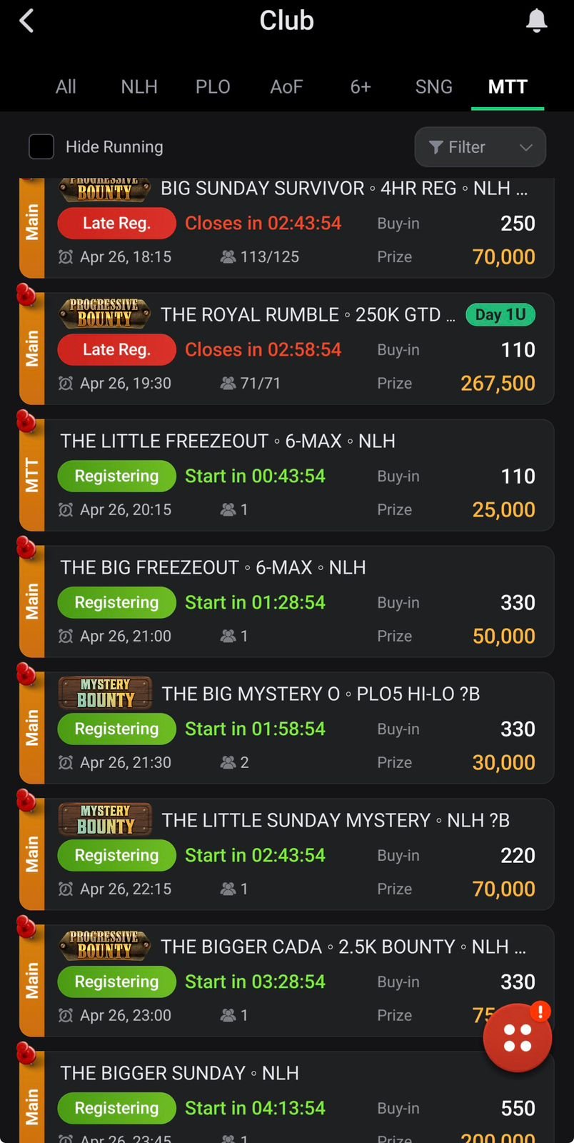 Live circuit grind